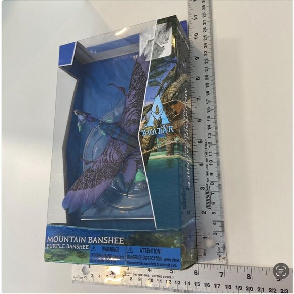 Avatar Mountain Banshee Purple Banshee Action Figure By McFarlane Toys 8+ Collec - Picture 14 of 14